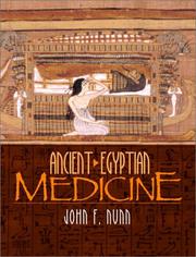 Cover of: Ancient Egyptian Medicine by J. F. Nunn