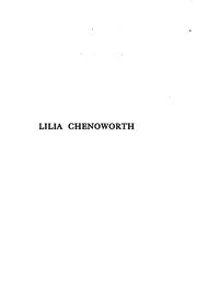 Cover of: Lilia Chenoworth