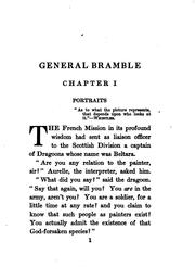 Cover of: General Bramble by André Maurois