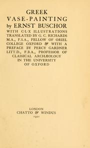 Griechische Vasenmalerei by Ernst Buschor