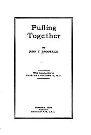 Cover of: Pulling together