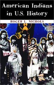 Cover of: American Indians in U.S. History (Civilization of the American Indian Series)