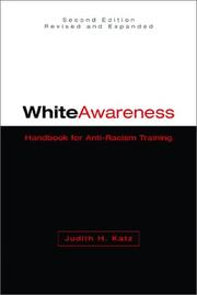 Cover of: White Awareness by Judy H. Katz