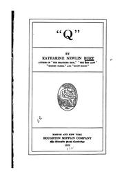 Cover of: "Q"