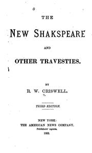 Cover of: The new Shakespeare and other travesties.