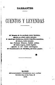 Cover of: Cuentos y leyendas.
