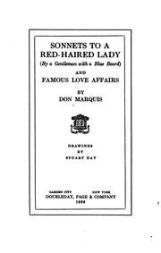 Cover of: Sonnets to a red-haired lady: (by a gentleman with a blue beard) and famous love affairs