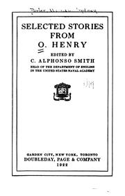 Cover of: Selected stories from O. Henry [pseud.]