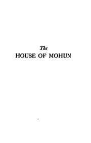 Cover of: The house of Mohun