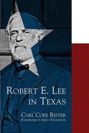 Cover of: Robert E. Lee in Texas by Carl Coke Rister