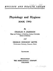 Cover of: Physiology and hygiene