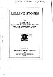 Cover of: Rolling stones by O. Henry