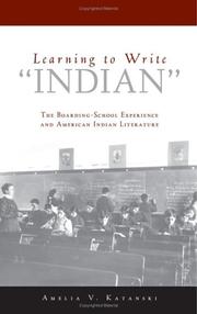 Cover of: Learning to write "Indian" by Amelia V. Katanski
