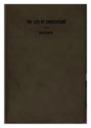 Cover of: A biography of William Shakespeare: set forth as his life drama
