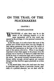 Cover of: On the trail of the peacemakers.