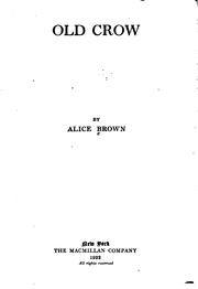 Cover of: Old Crow