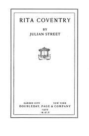Cover of: Rita Coventry by Julian Street