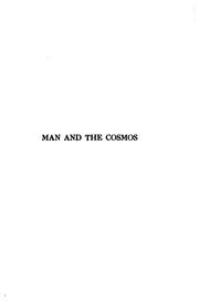 Cover of: Man and the cosmos: an introduction to metaphysics