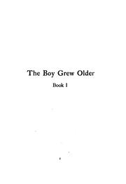 Cover of: The boy grew older