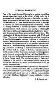 Cover of: The development of the British empire by Howard Robinson