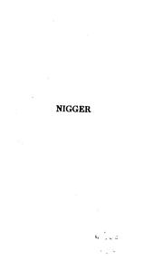 Cover of: Nigger: a novel