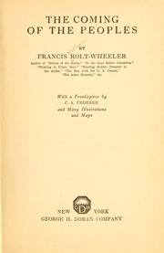 Cover of: The coming of the peoples by Rolt-Wheeler, Francis William