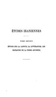 Cover of: Études iraniennes by James Darmesteter