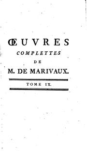 Cover of: Œuvres complettes de M. de Marivaux ...