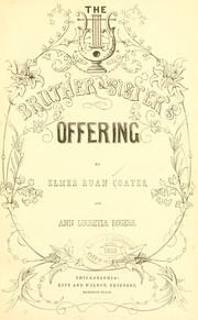 Cover of: The brother & sister's offering