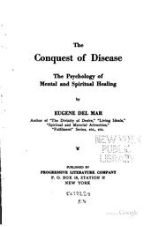 Cover of: The conquest of disease by Del Mar, Eugene.