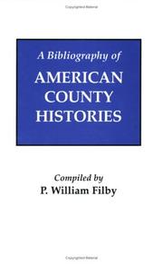 Cover of: A bibliography of American county histories