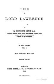 Cover of: Life of Lord Lawrence by R. Bosworth Smith