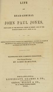 Cover of: Life of Rear-Admiral John Paul Jones by Jones, John Paul.