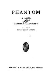 Cover of: Phantom: a novel