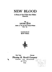 Cover of: New blood: a story of the folks that make America