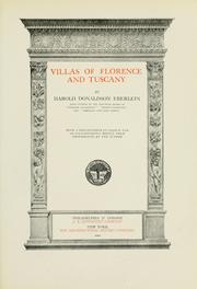 Cover of: Villas of Florence and Tuscany