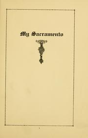 Cover of: My Sacramento