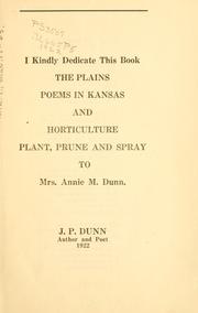 Cover of: The plains by John Patrick Dunn