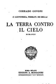 Cover of: La terra contro il cielo: romanzo.