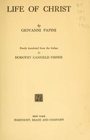 Cover of: Life of Christ by Papini, Giovanni