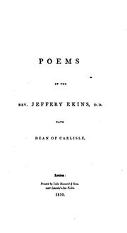 Cover of: Poems