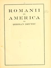 Cover of: Romanii in America
