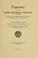 Cover of: Pageantry and the Pilgrim tercentenary celebration (1620-1920) with sample Pilgrim pageants