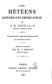 Cover of: Les Hétéens: histoire d'un empire oublié