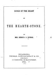 Cover of: Songs of the heart and the hearthstone.