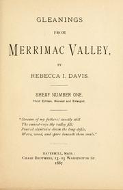 Gleanings from Merrimac Valley by Rebecca Ingersoll Davis