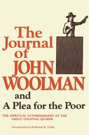 Cover of The Journal of John Woolman and a Plea for the Poor