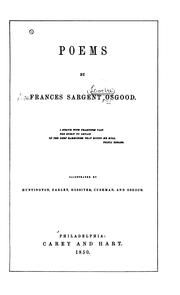 Cover of: Poems by Frances Sargent Locke Osgood