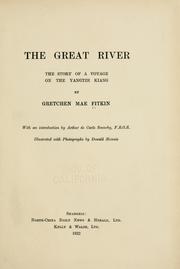 Cover of: The great river by Gretchen Mae Fitkin