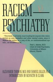 Cover of: Racism and Psychiatry